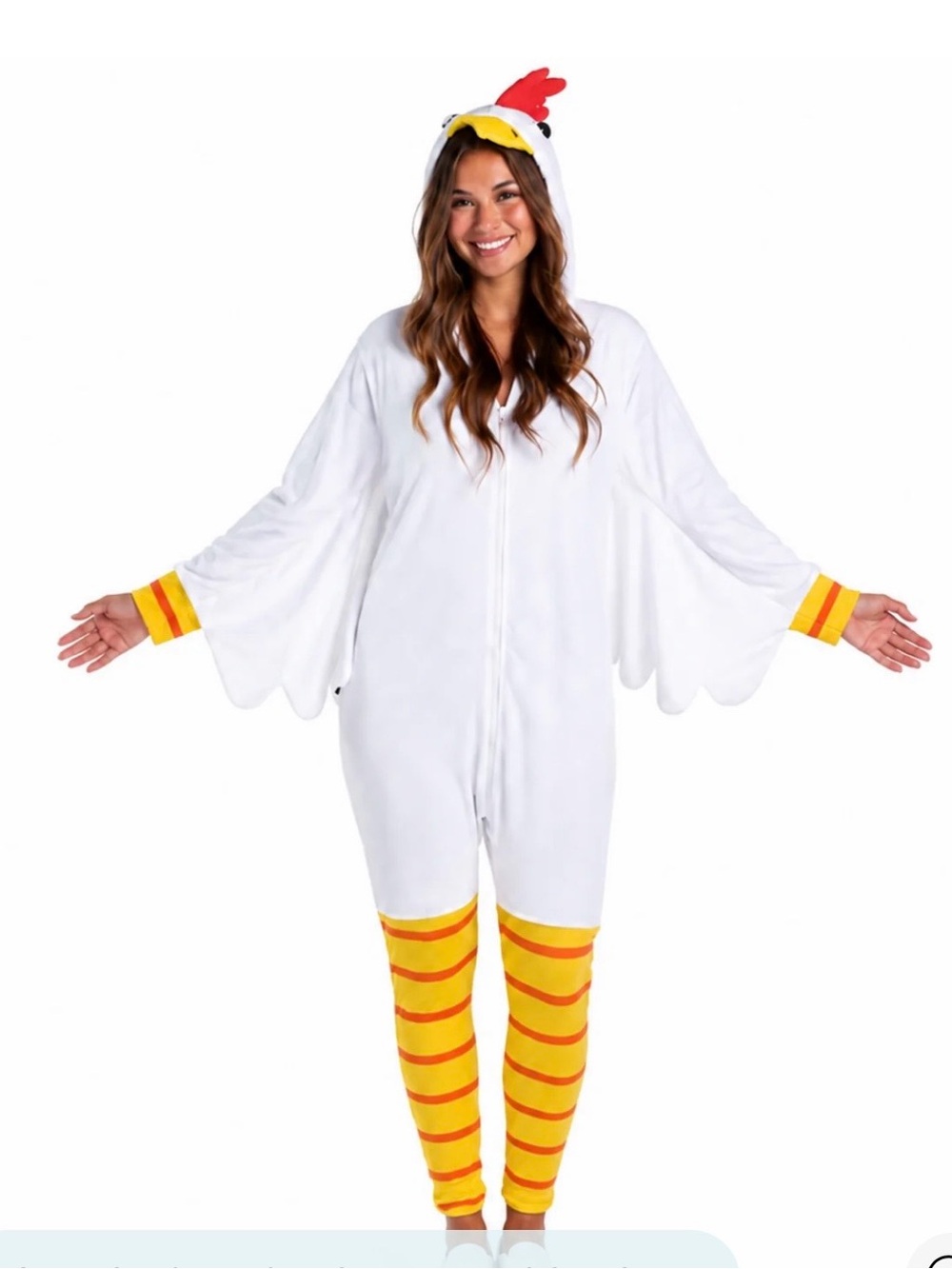 Tipsy Elves Unisex Chicken Costume Sz M Ret $79.95